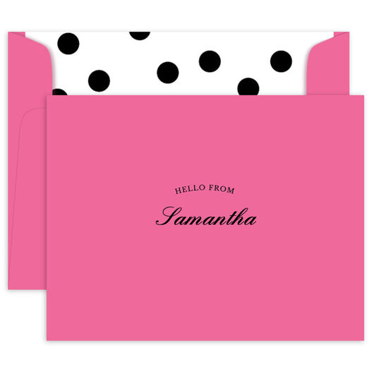 Hello Foldover Note Cards